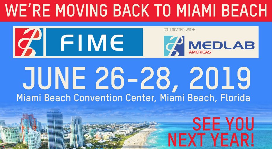 Florida International Medical Expo 2019 - Miami Beach Convention Centre, Miami Beach, FL, USA