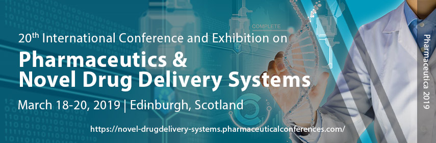 20th International Conference and Exhibition on Pharmaceutics & Novel Drug Delivery Systems - Edinburgh, Scotland