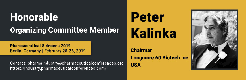 19th World Congress on  Pharmaceutical Sciences and Innovations in Pharma Industry - Berlin, Germany